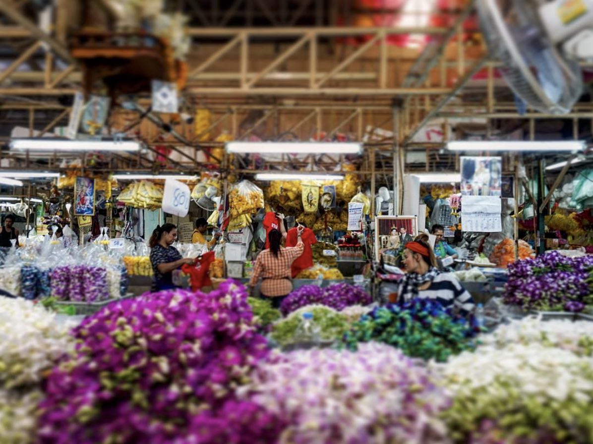 Рынки Бангкока. Pak Klong Talat