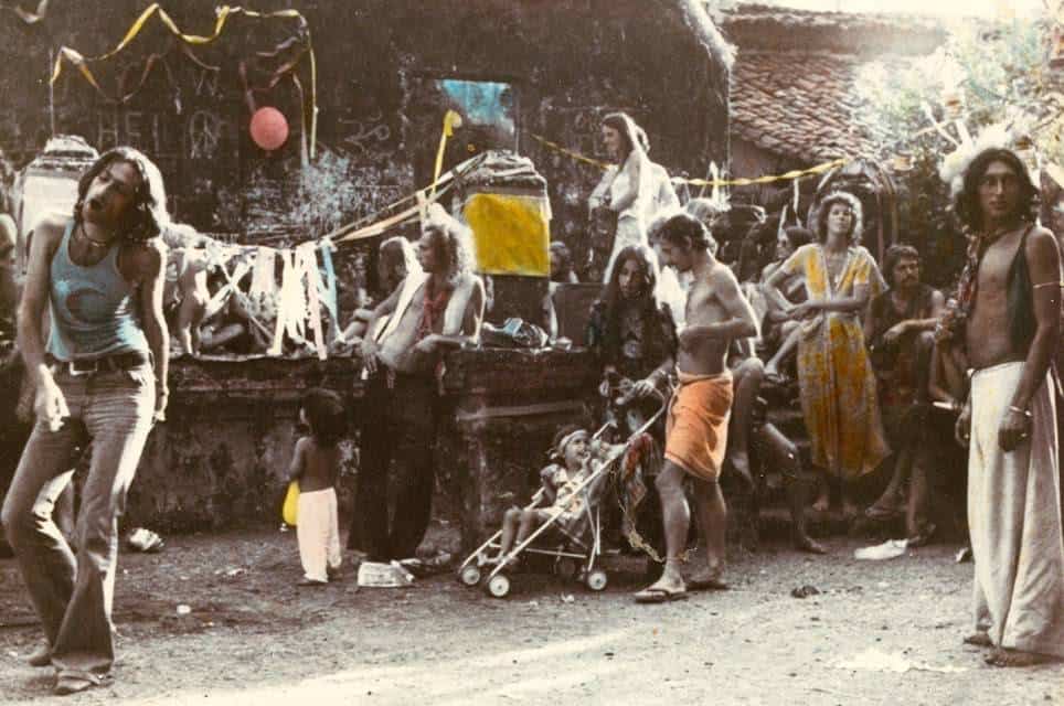 Первый Flea Market, Анджуна, Гоа, 1970е (Photo by Jacques Lasry).