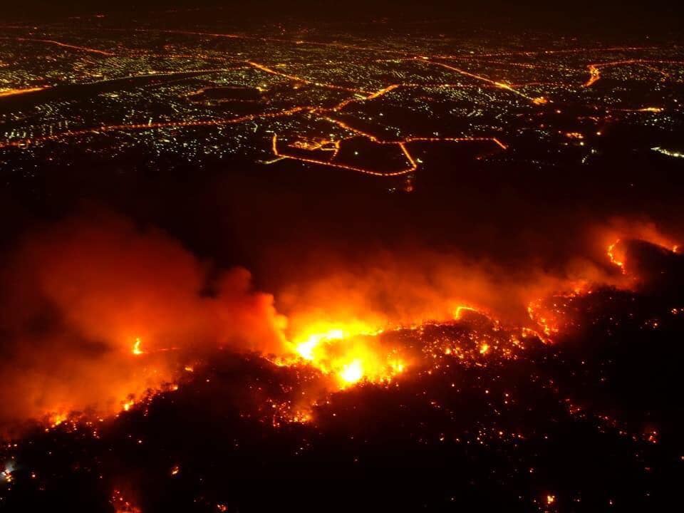 Пожары в Чиангмай - март 2020