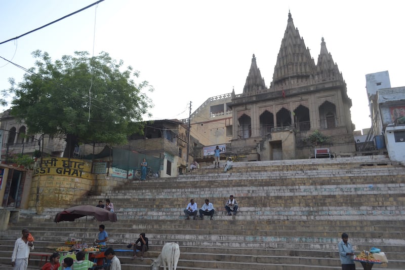 Assi ghat. Varanasi, India