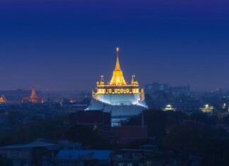 Девять самых интересных храмов Бангкока Wat Saket - Золотая Гора